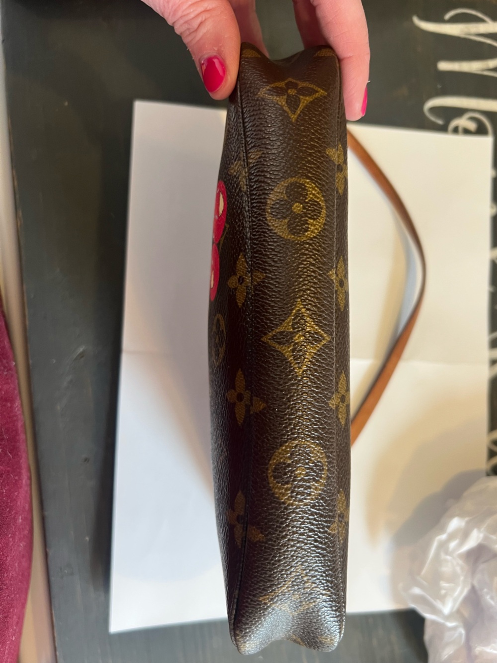 Louis Vuitton LV x Takashi Murakami Monogram Cherry Pochette Accessoire 🔥🔥 - Picture 12 of 15